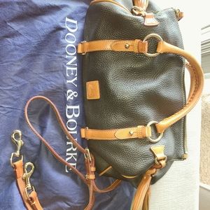 Leather black Dooney & Bourke Florentine handbag